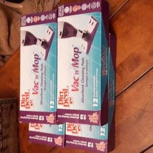 NEW | DIRT DEVIL | VAC 'N MOP | REFILLS | 4 BOXES - 48 PADS
